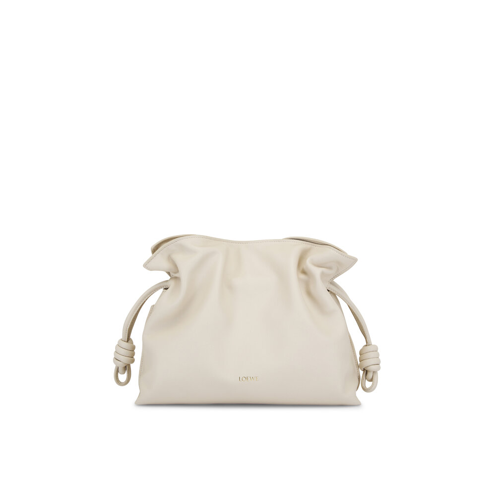 Loewe - Medium Flamenco Angora Leather Clutch | Mitchell Stores