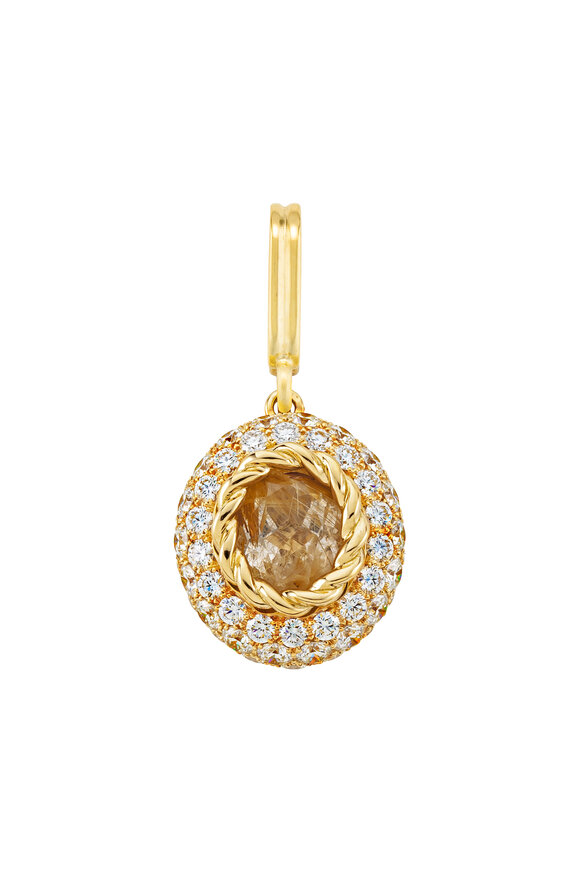 Mellerio 18k Yellow Gold Baby Queen Medallion Charm