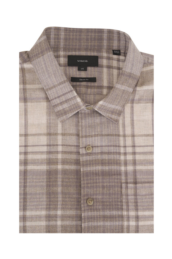 Vince Mouse Chilton Plaid Button Down Shirt