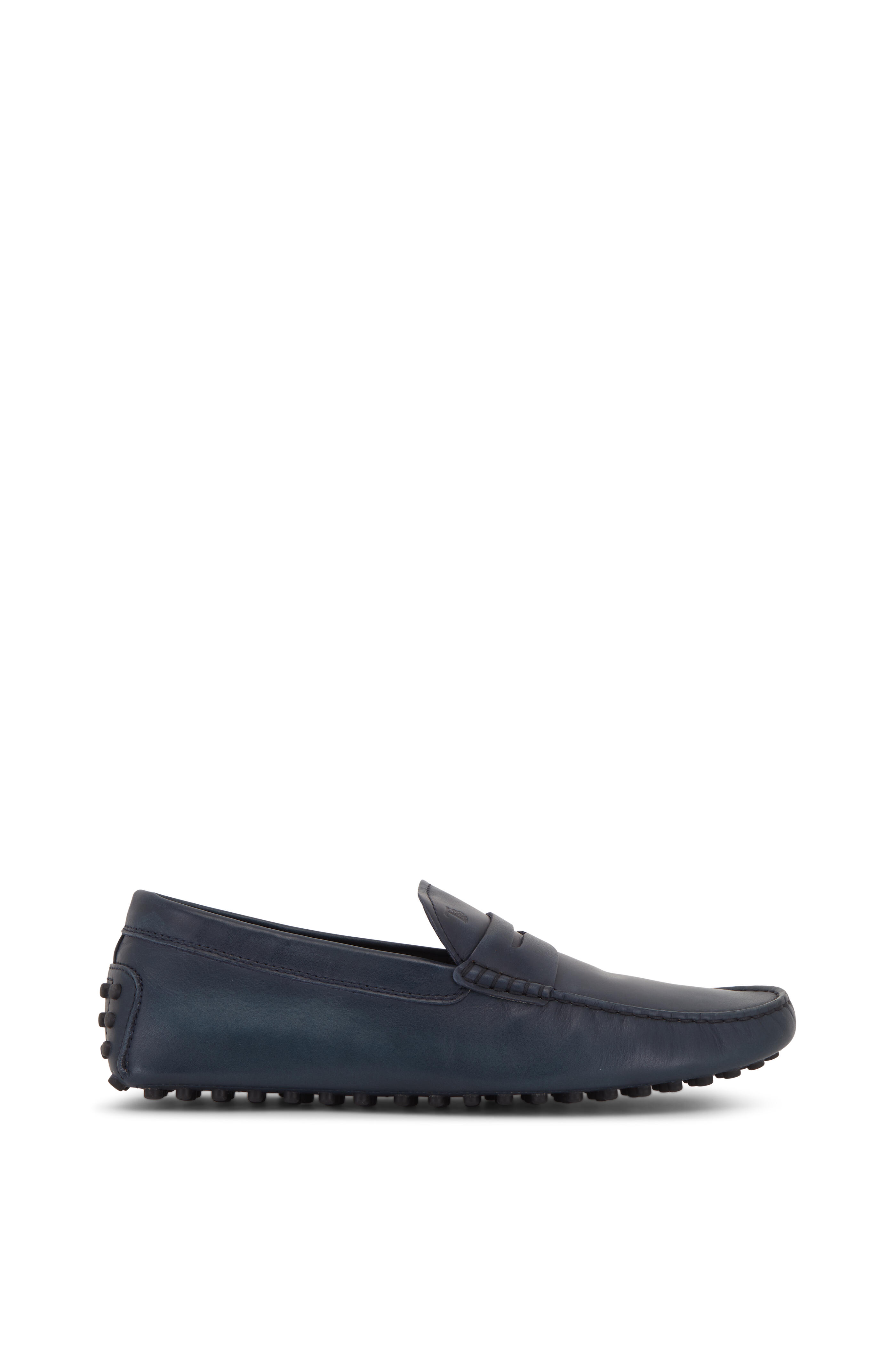 Tod's - Gommini Navy Blue Leather Driver