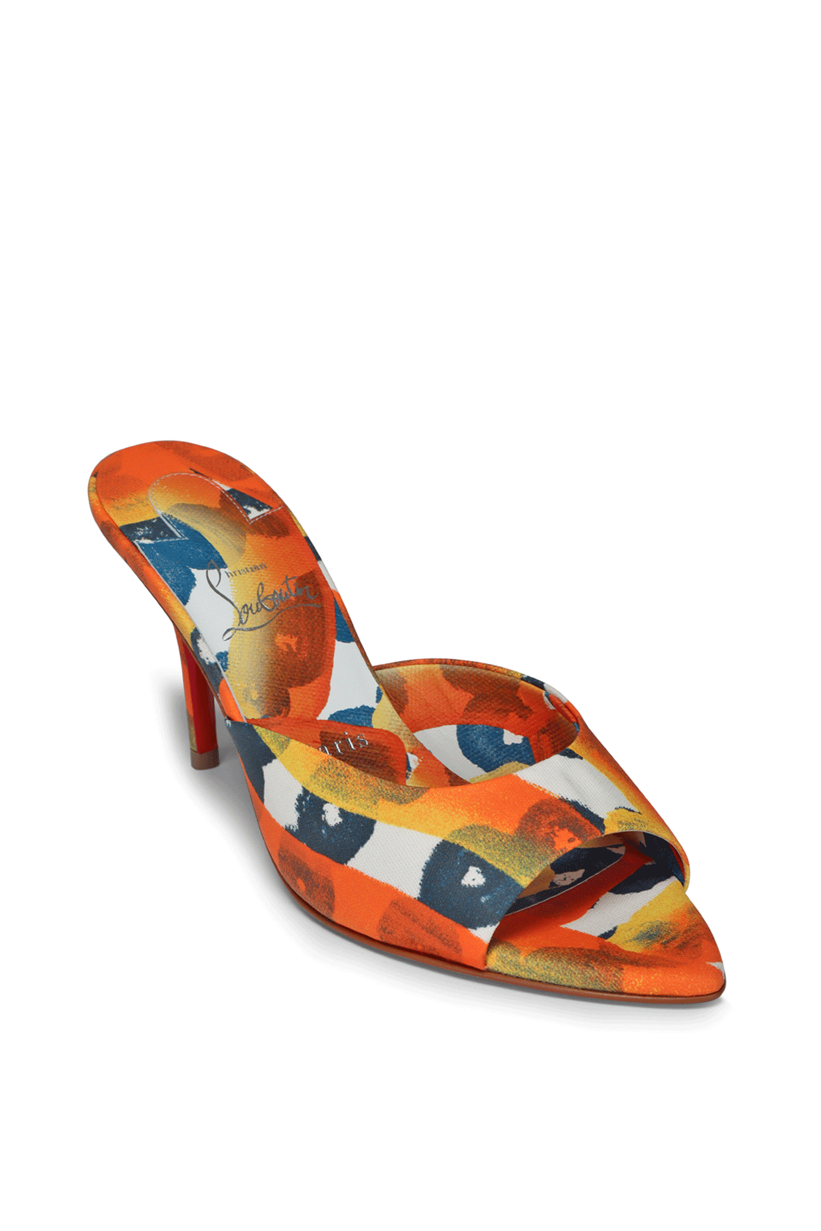 Christian Louboutin ゴールド ミュール 36