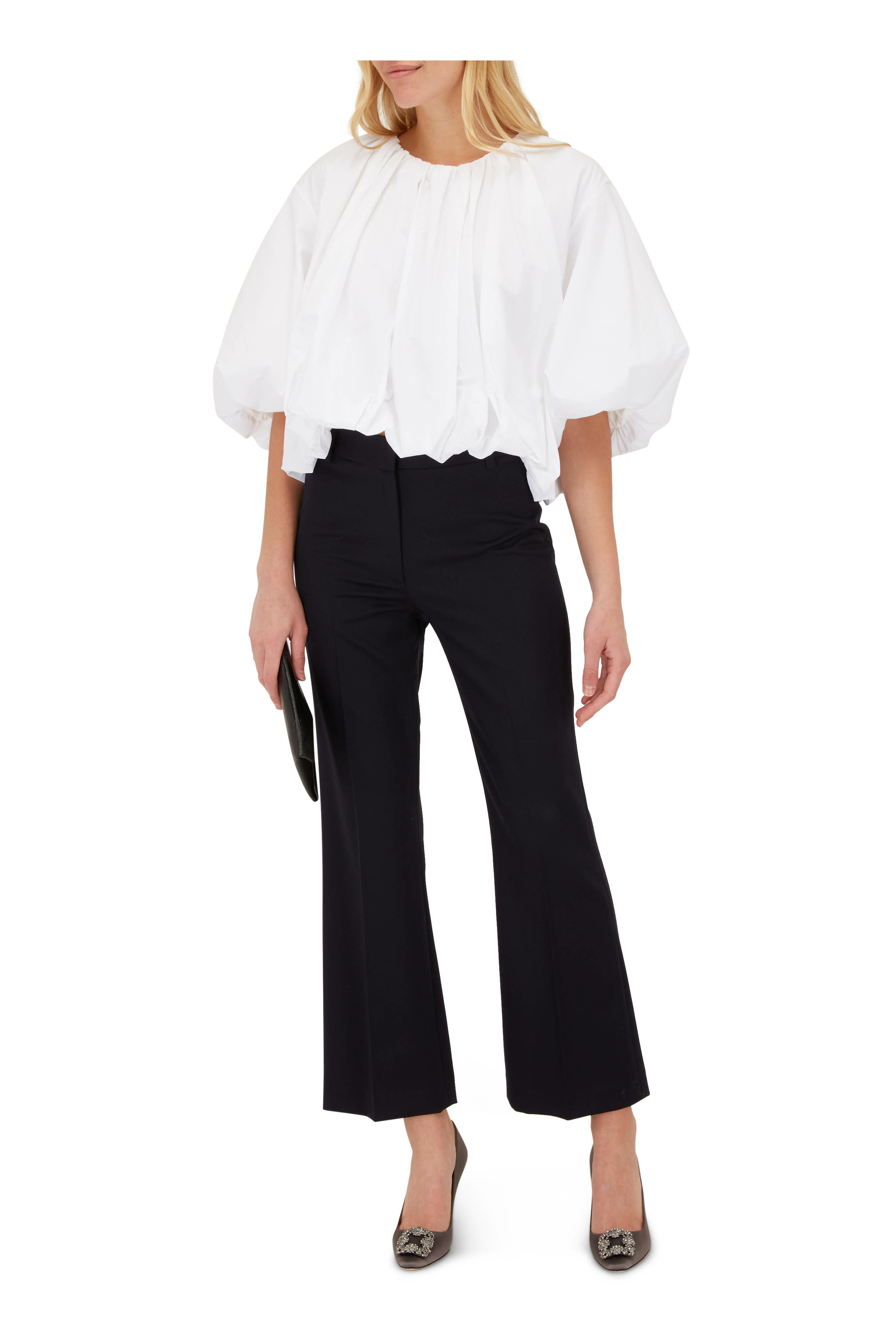 Tシャツ・カットソー KHAITE FW24 'Tito' blouse (2334148 907) Tito Top in Toffee – KHAITE
