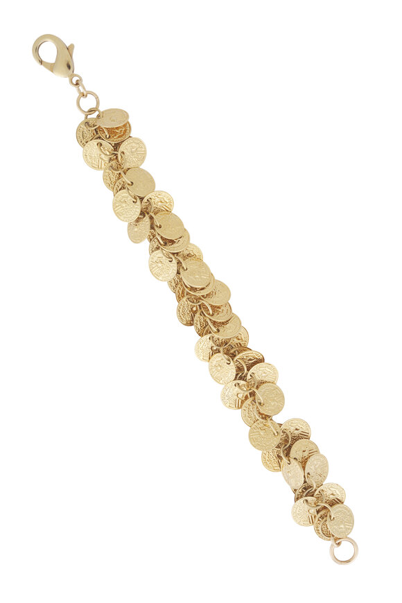 Cristina V. Gypsy Coin Chain Bracelet - view 1
