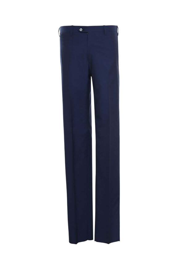 パンツ BRUNELLO CUCINELLI DARK BLUE COTTON PANTS Brunello Cucinelli - Navy Blue Cotton Cargo Slim Fit Pant