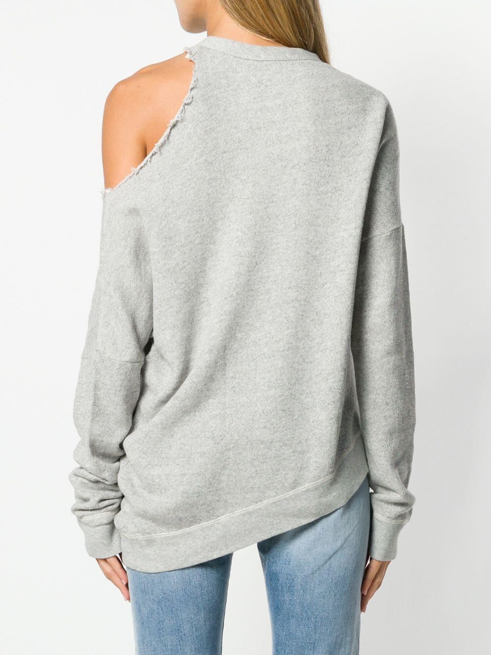 R13 Distorted Heather Gray Sweatshirt Mitchell Stores