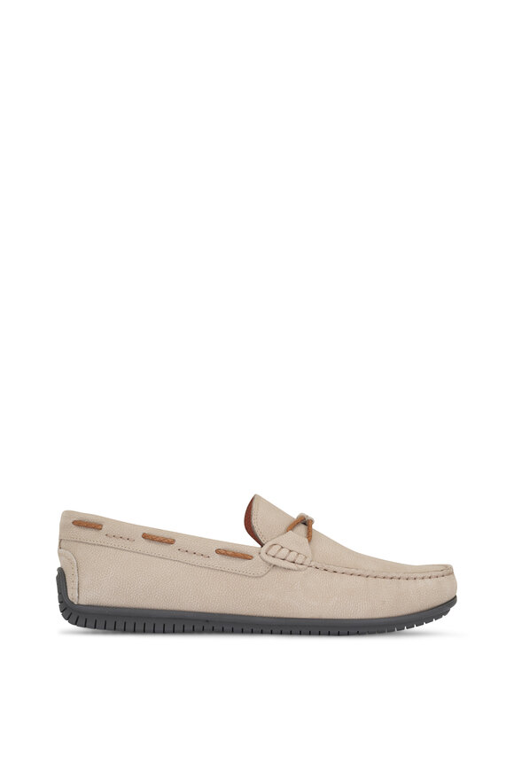 Martin Dingman Bermuda Braid Putty Leather Loafer - view 3