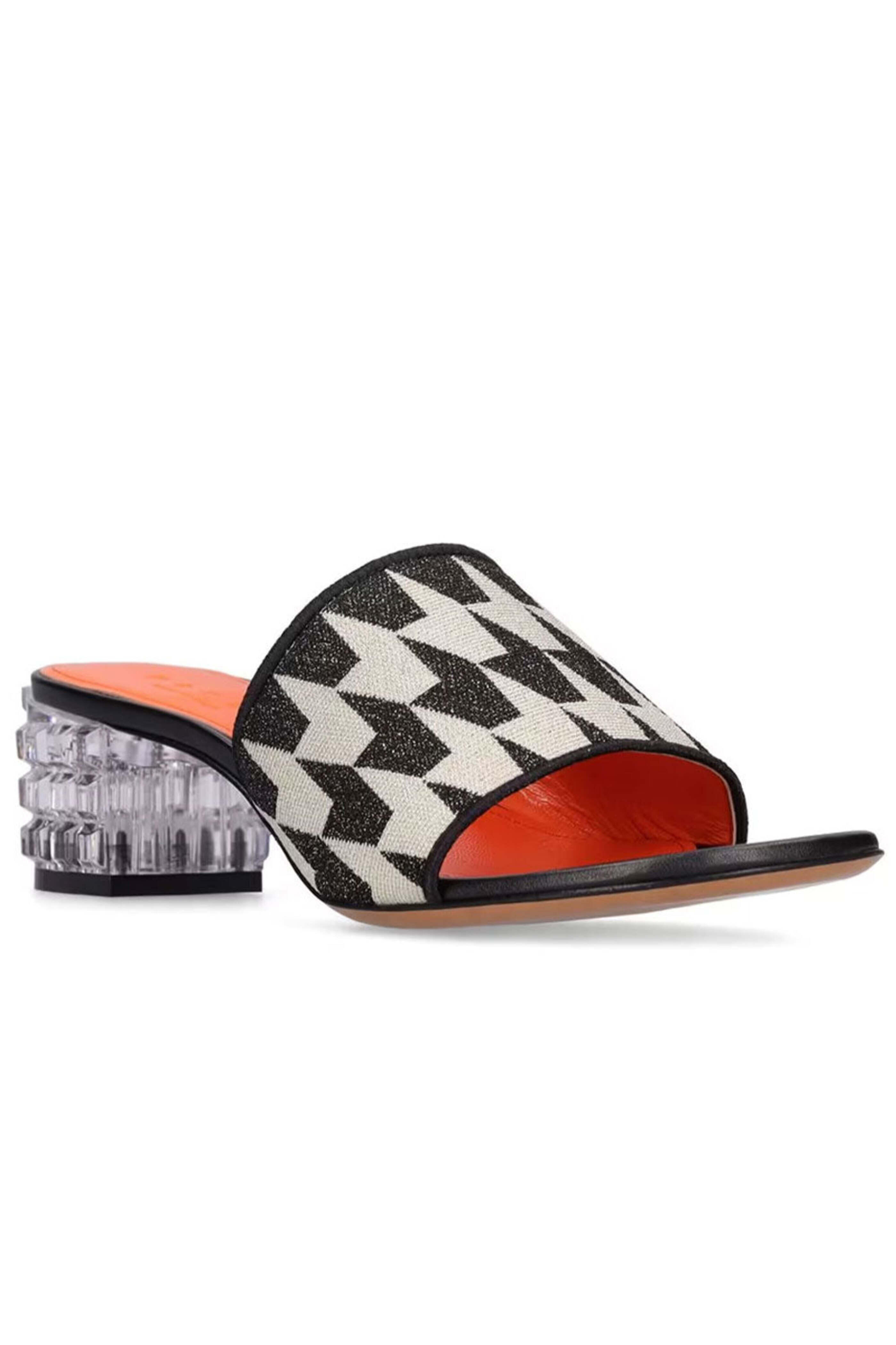 Marni - Jacquard Lurex Sandals | Mitchell Stores
