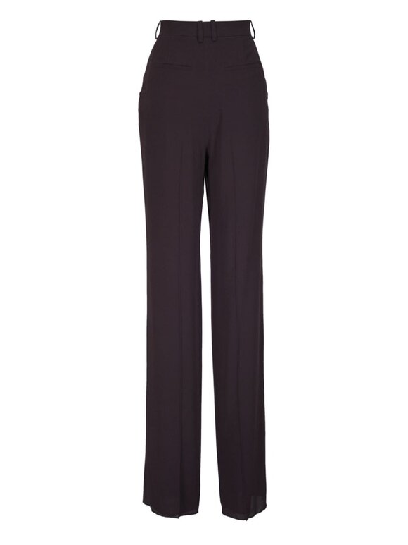 Saint Laurent - Chocolate Silk Crepe Pant