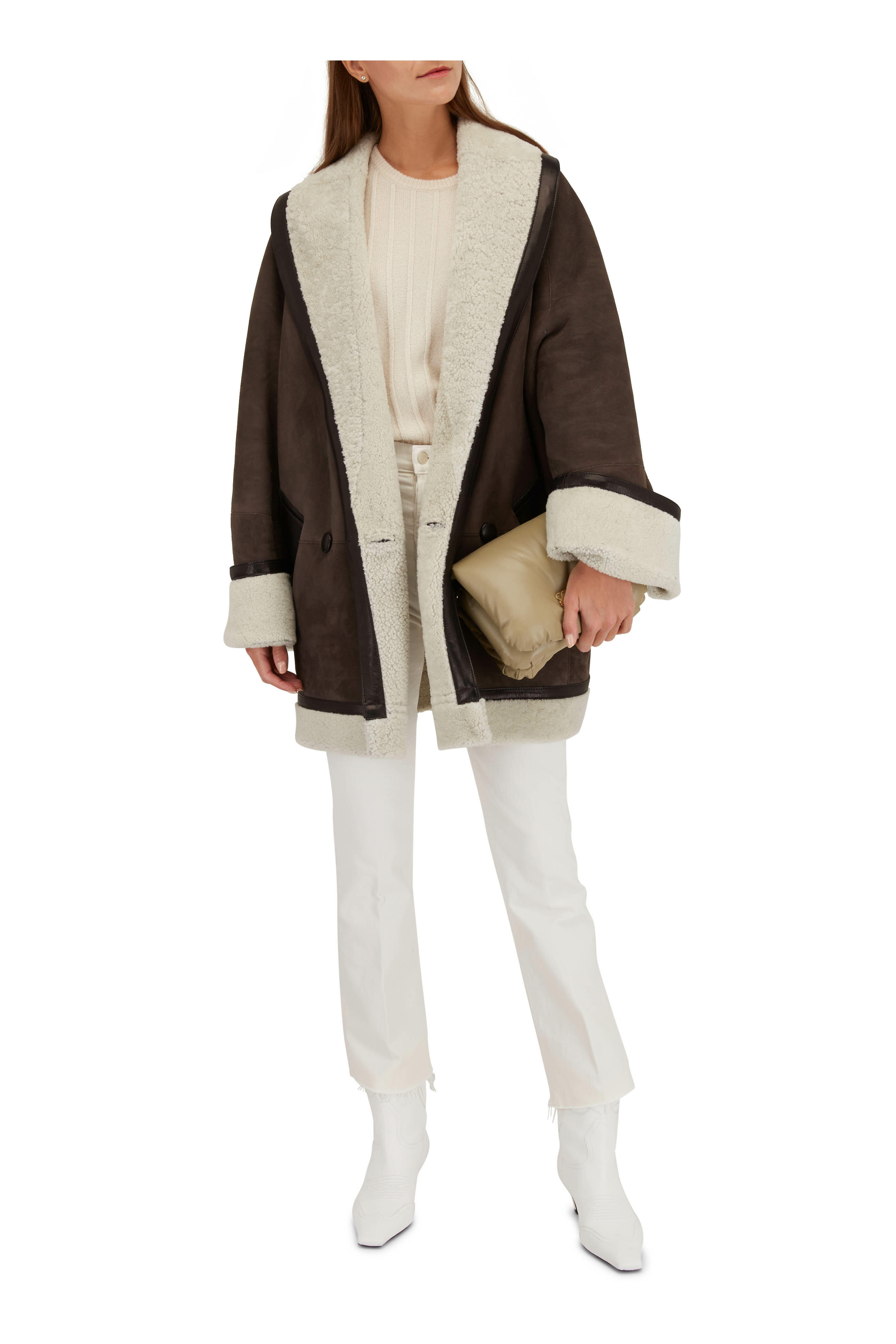 Mother - Tripper Ankle Fray Antique White Jean