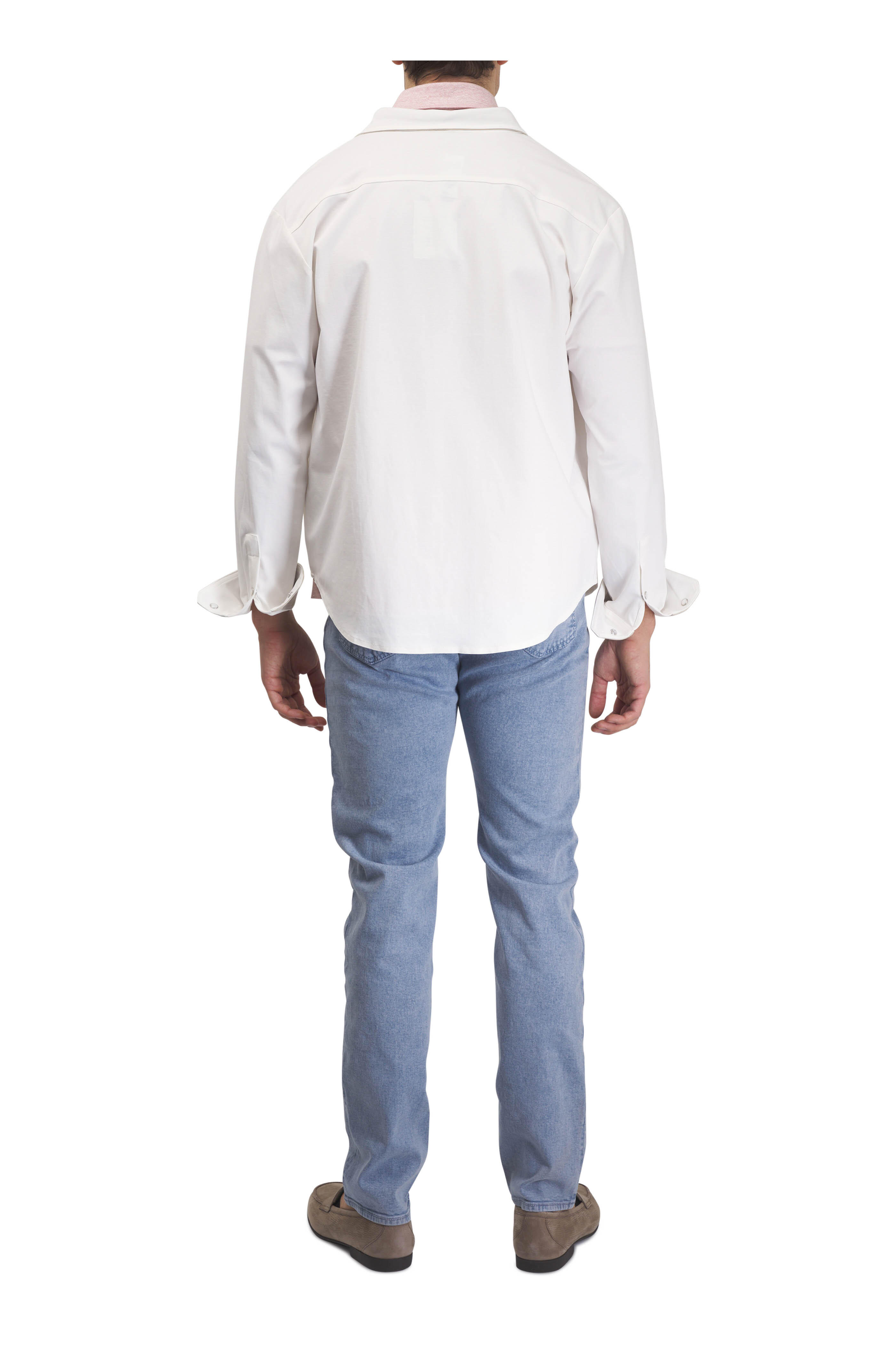 Marco Pescarolo - Zeus White Cotton Overshirt