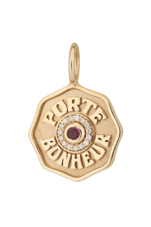 Marlo Laz 14k Yellow Gold Mini Porte Bonheur Charm - view 1