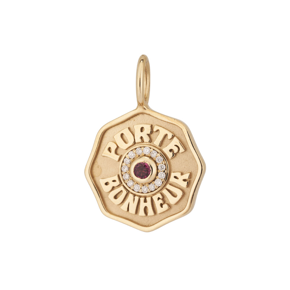 ⌘ Porte-Bonheur ⌘ Marlo Laz - 14k Yellow Gold Mini Porte Bonheur Charm