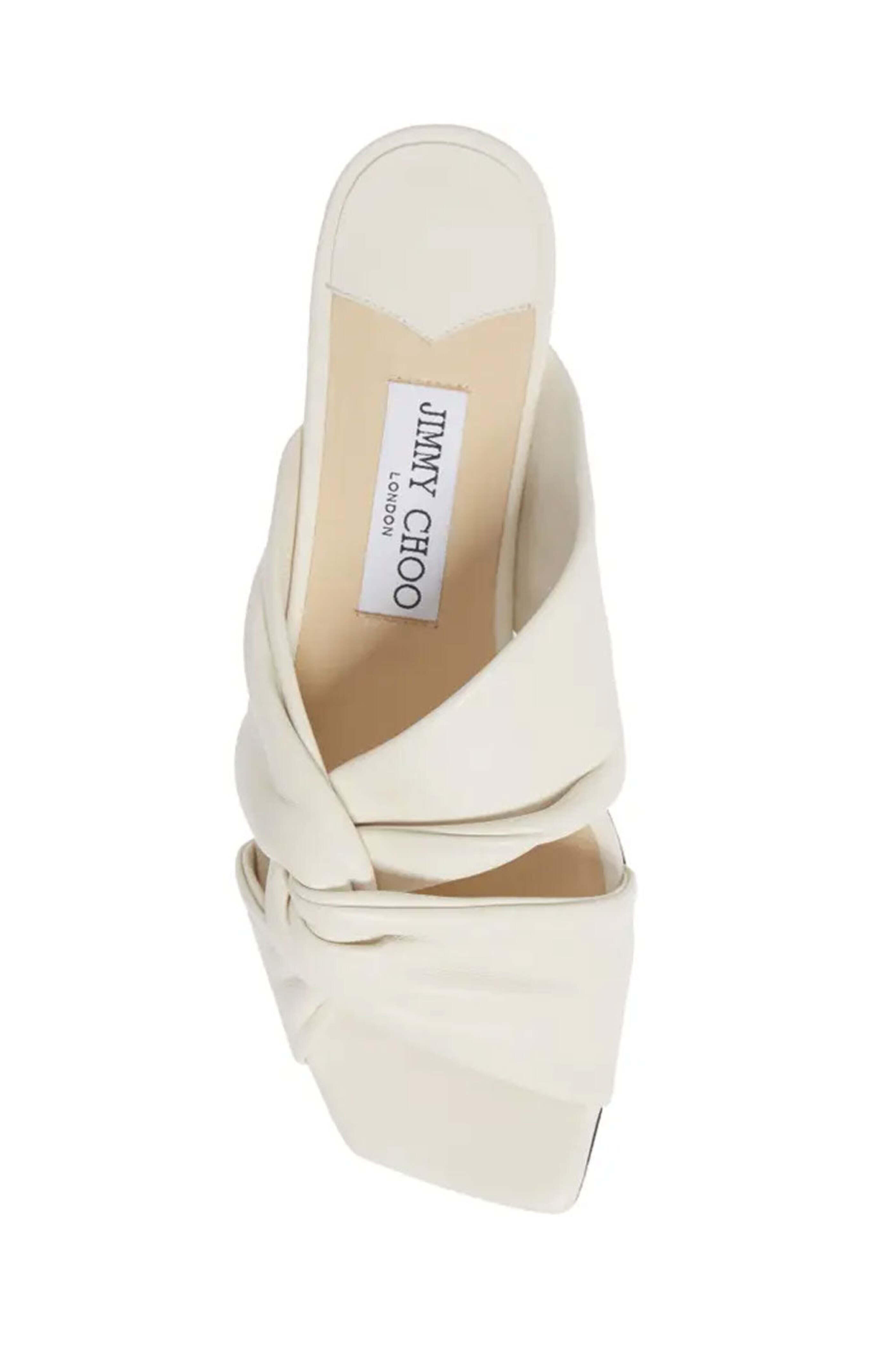 送料無料★Jimmy Choo NARISA サテン フラットシューズ LATTE Jimmy Choo - Narisa Flat in Latte | Mitchell Stores