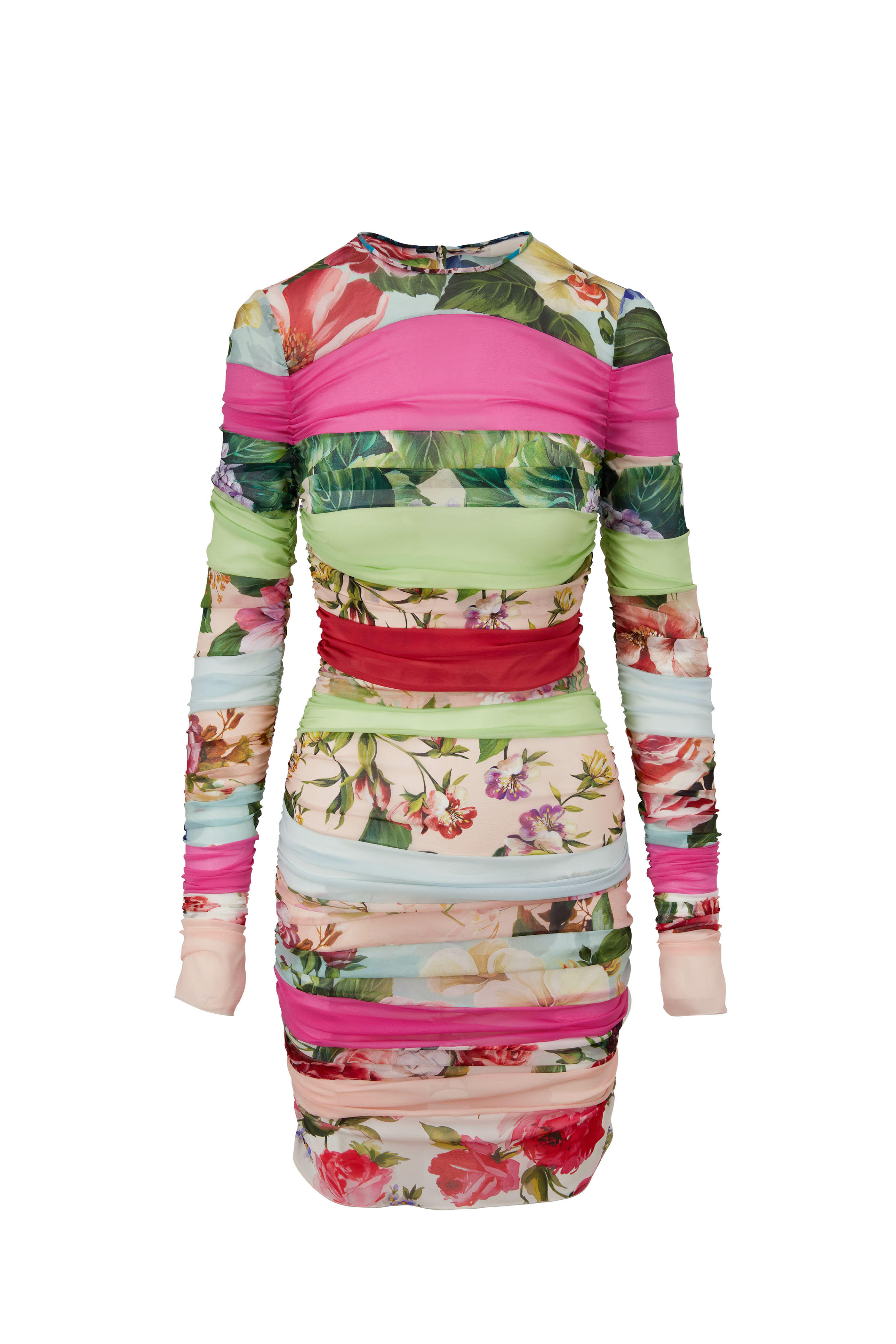 knee length dresses for ladies Rainbow Striped Pocket Long Sleeve Dress – ARIA KIDS