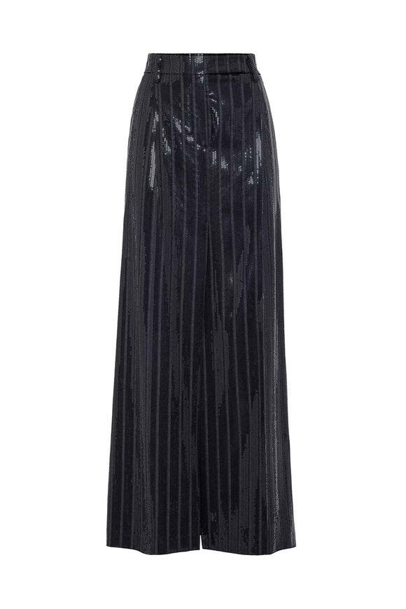 Brunello Cucinelli★素敵！Striped Sequined Midi Skirt Brunello Cucinelli Striped Sequined Midi Skirt Beige