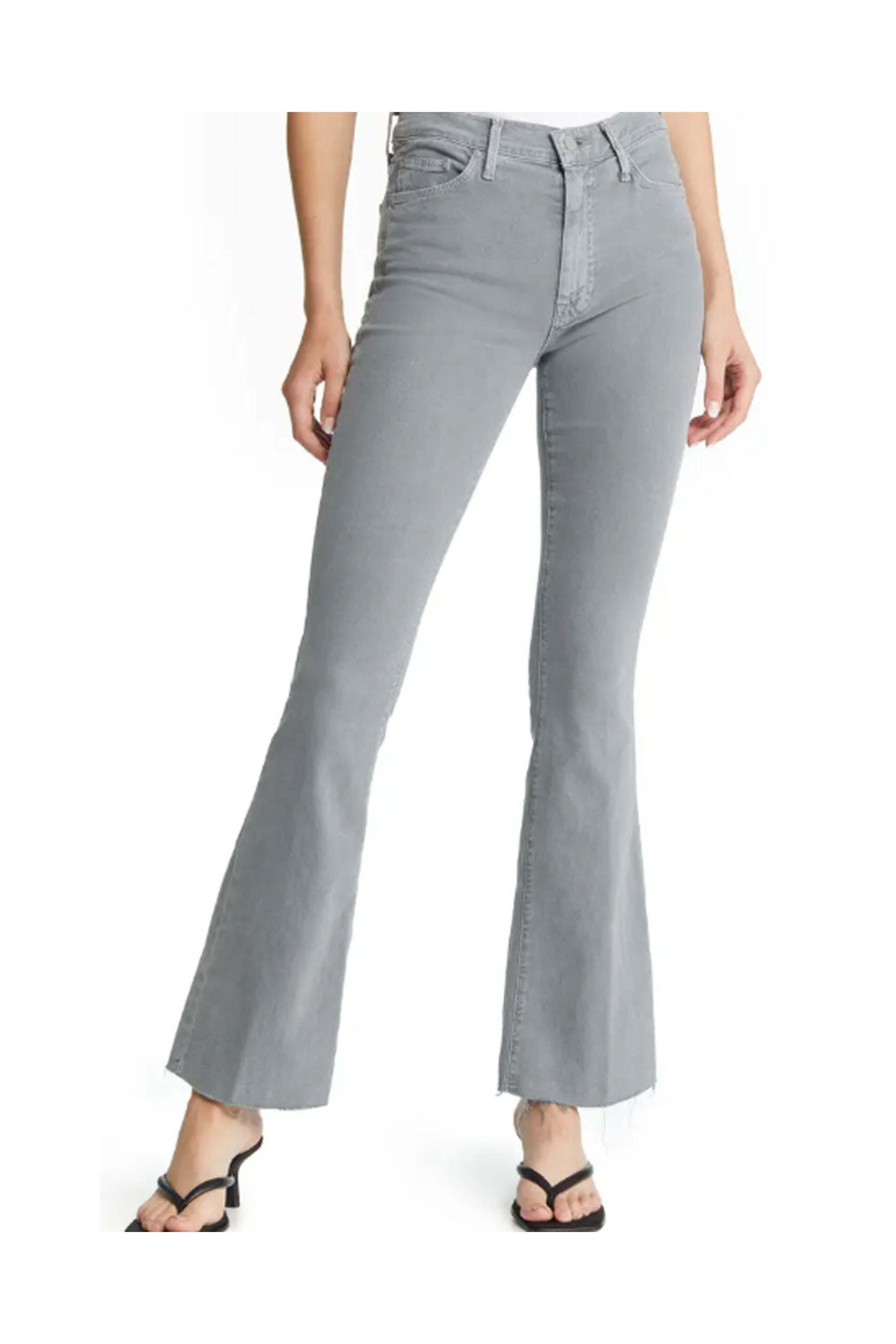 Mother - The Weekender Fray Jean in Lead Grey | Mitchell Stores
