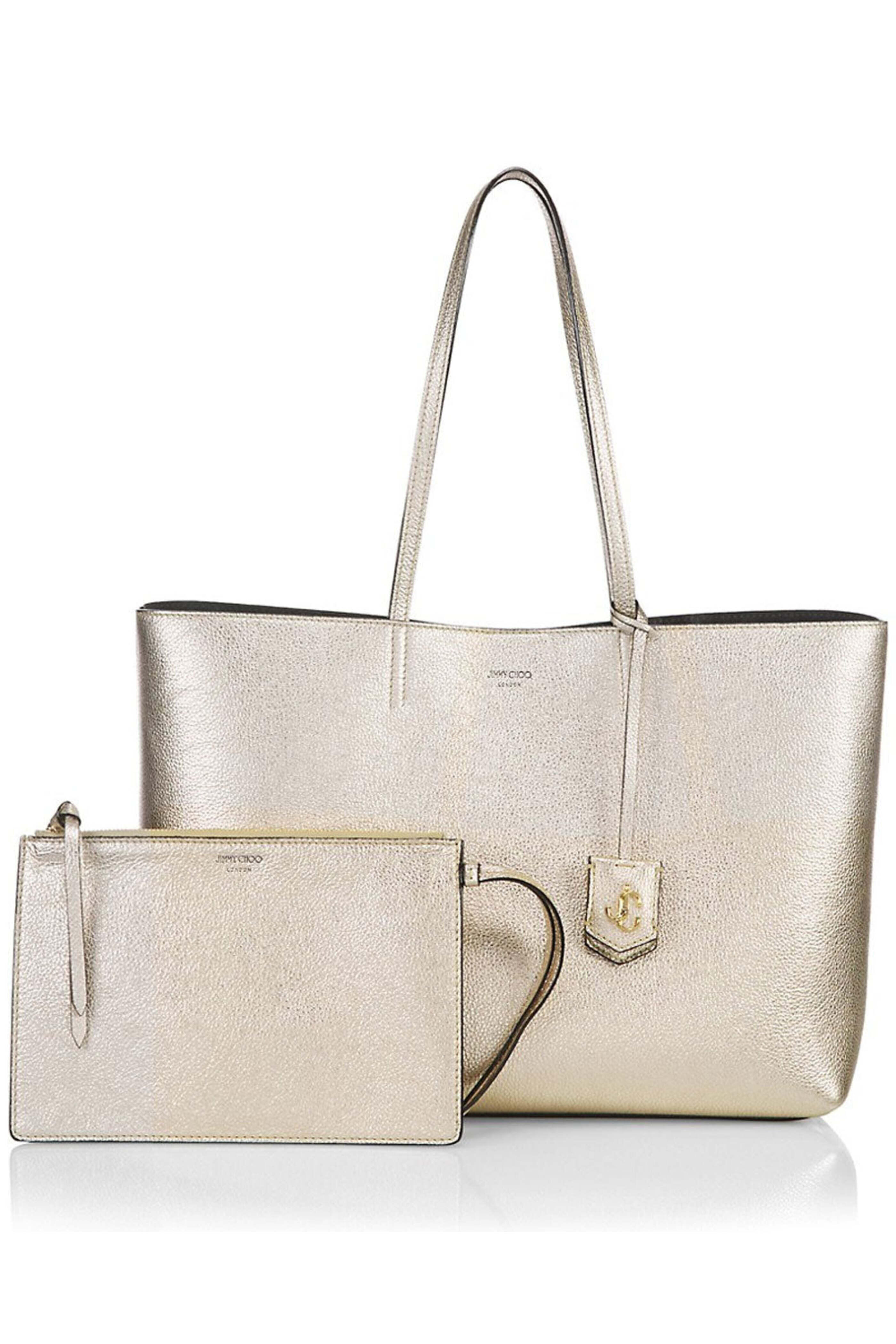 Jimmy Choo - Nine2Five Tote in Light Gold | Mitchell Stores