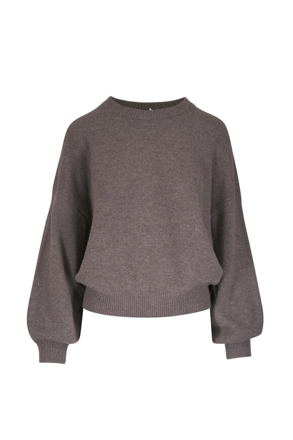 Lisa Yang Veira Truffle Cashmere Sweater - view 1