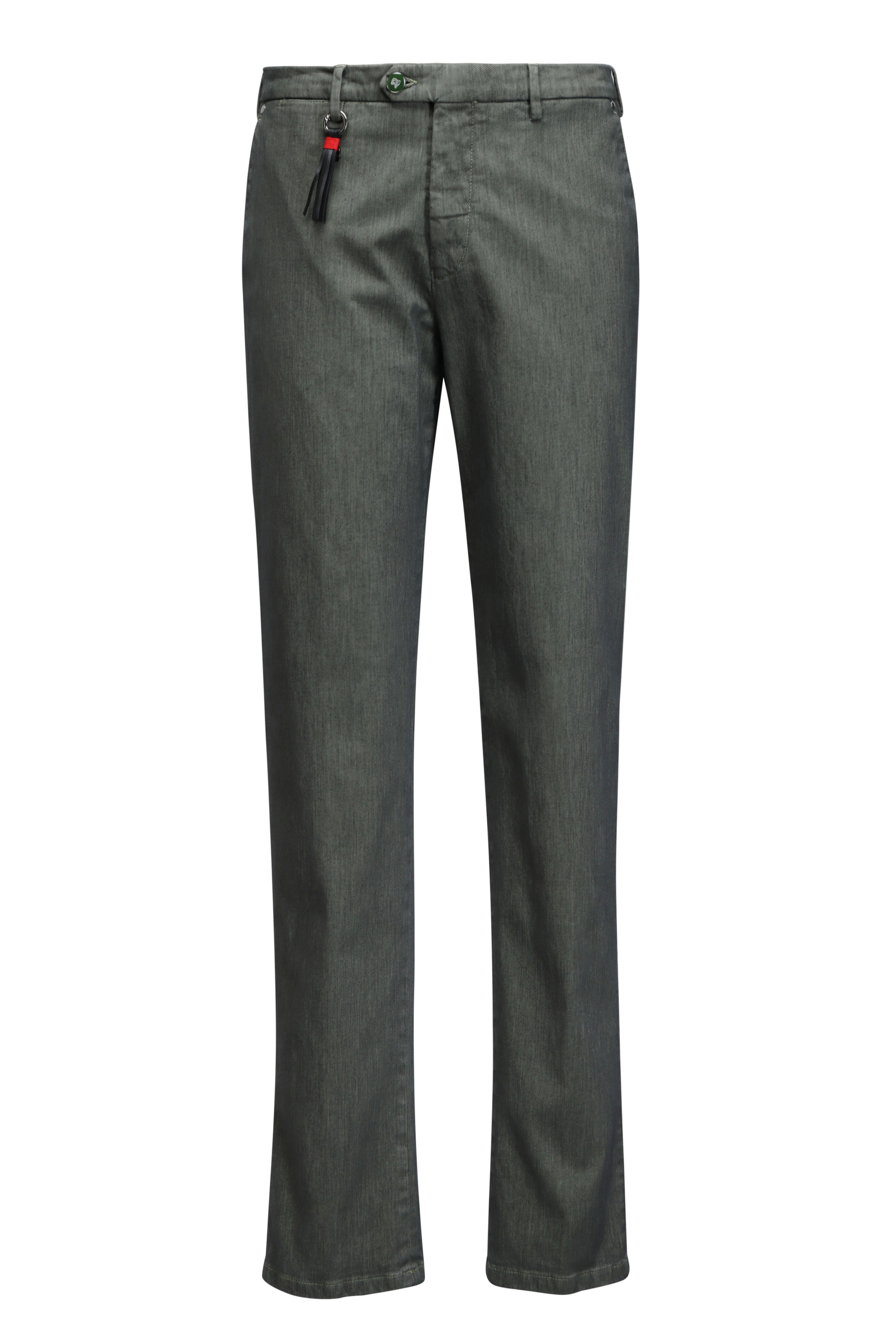 Marco Pescarolo - Dark Green Cotton Casual Pant | Mitchell