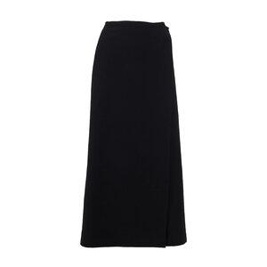 The Row - Saio Black Wool & Silk Midi Skirt | Mitchell Stores The Row - Saio Black Wool & Silk Midi Skirt | Mitchell Stores