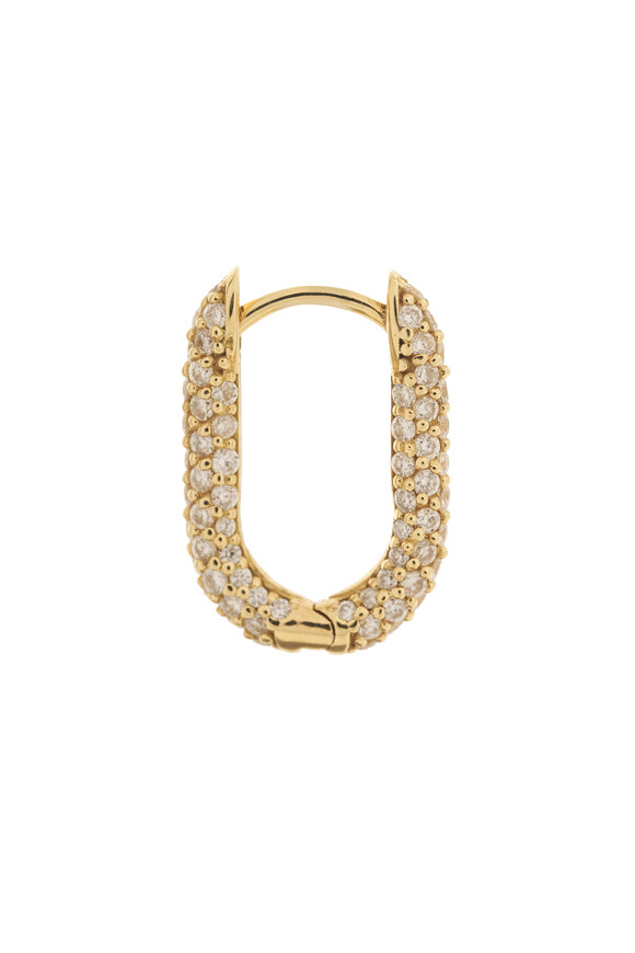 Foundrae - Petite Pavé Chubby Single Earring