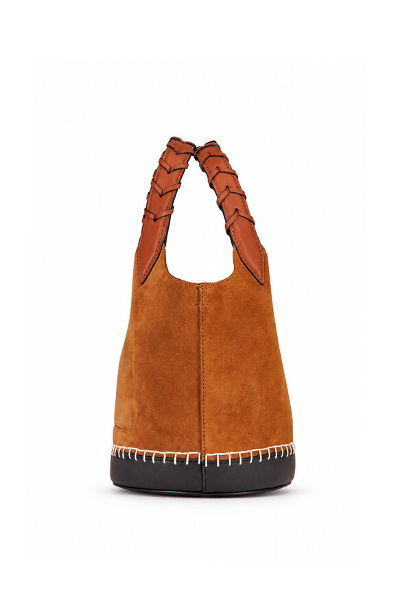 Veronica Beard Acorn Colorblock Suede & Leather Bucket Bag - view 3