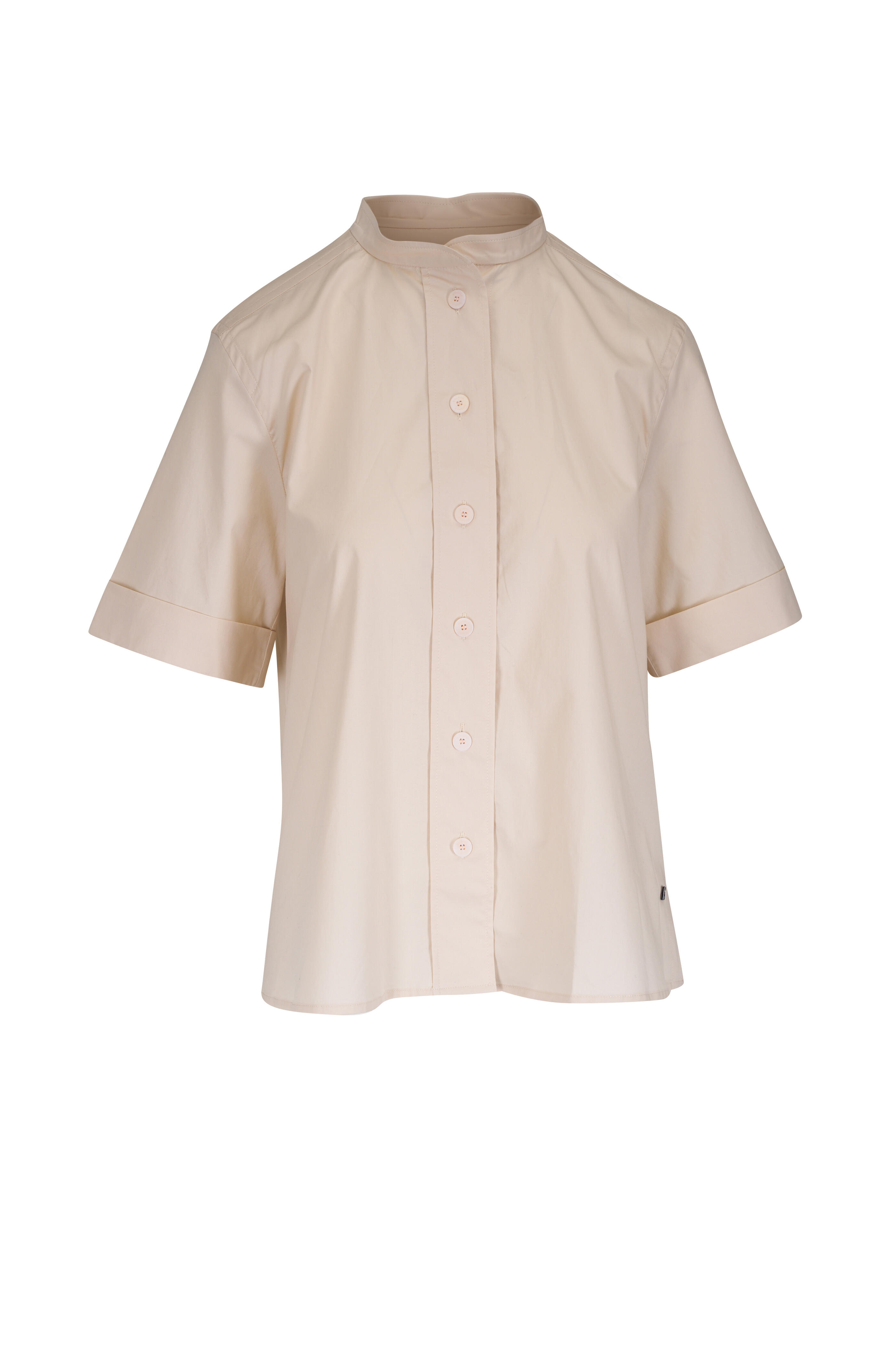 Bogner - Avril Sand Stand Collar Blouse