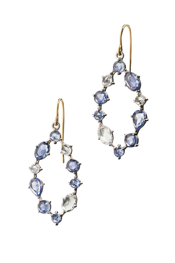 Monica Rich Kosann - Sterling Silver Sapphire Drop Earrings