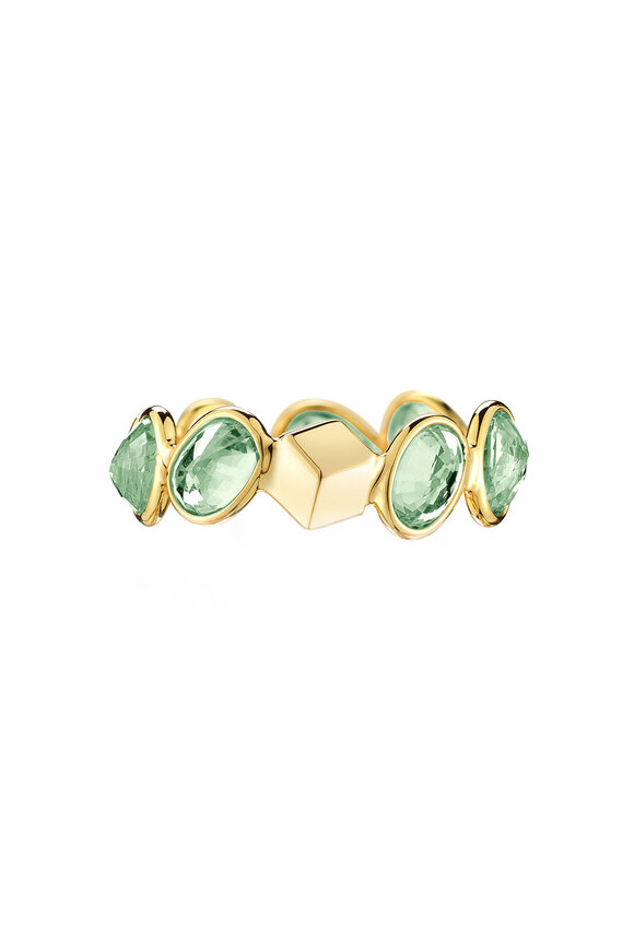 Paolo Costagli - Yellow Gold Ombré Green Sapphire Ring