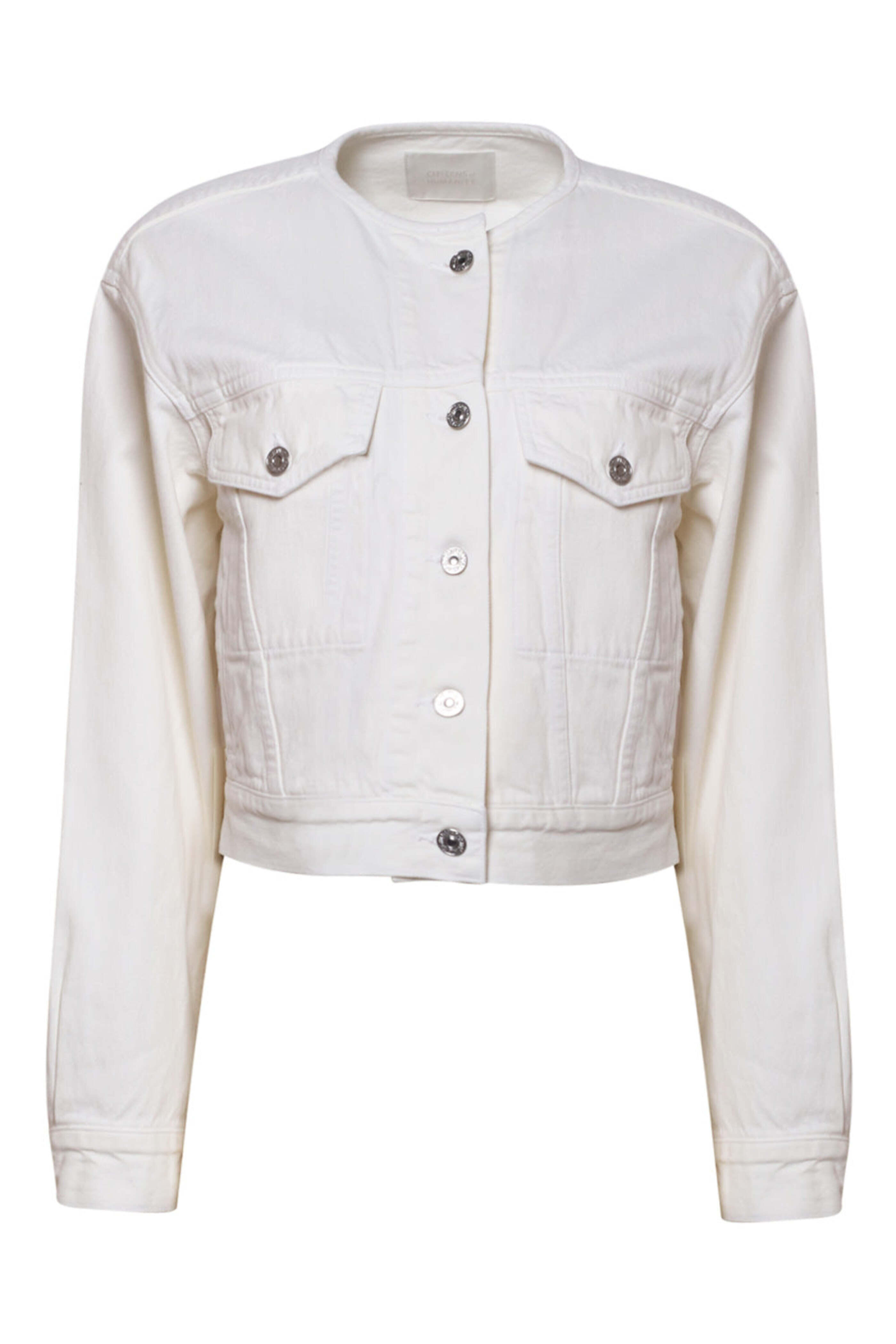 Citizens of Humanity - Renata Collarless Denim Jacket in Pashmina