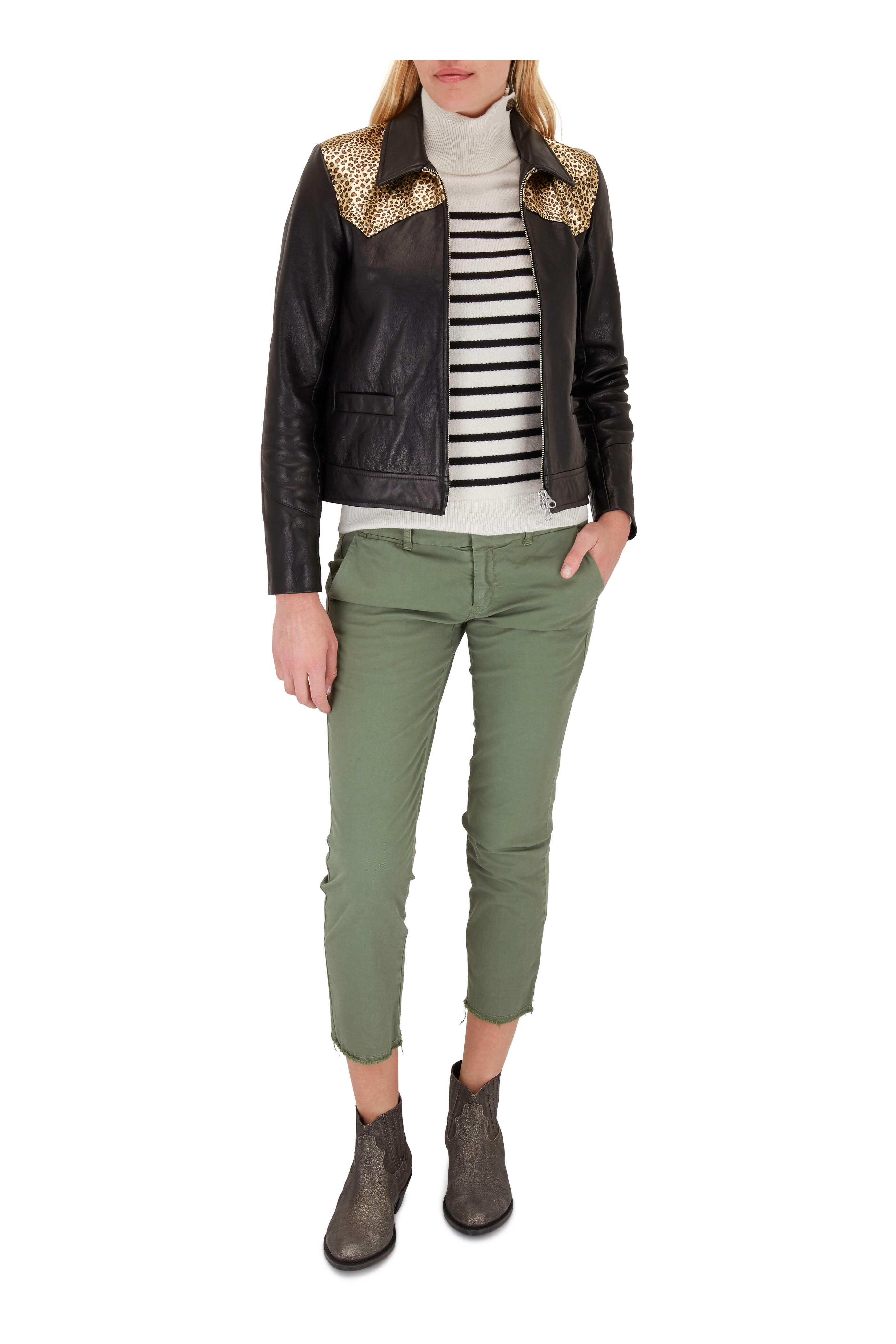Nili Lotan - East Hampton Camo Green Pant