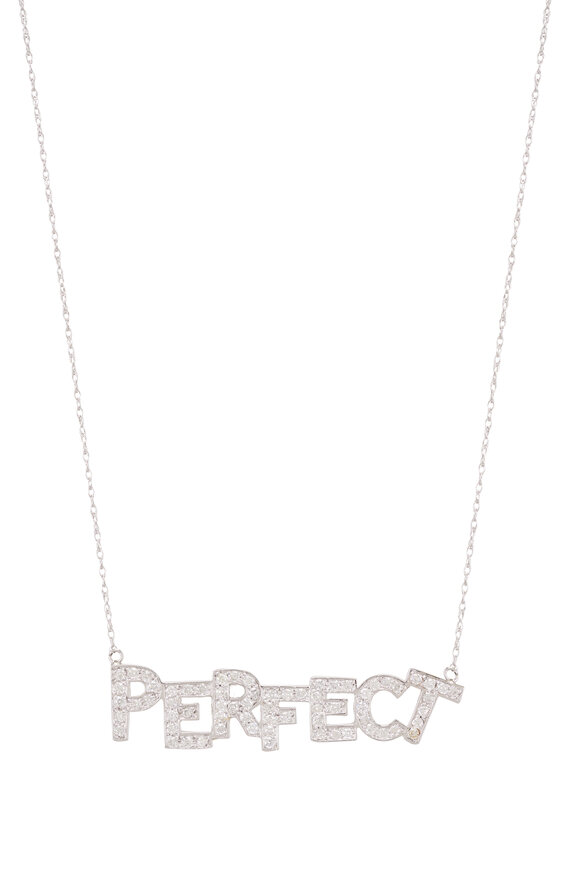 Kimberly McDonald 18k White Gold "Perfect" Diamond Pendant - view 2