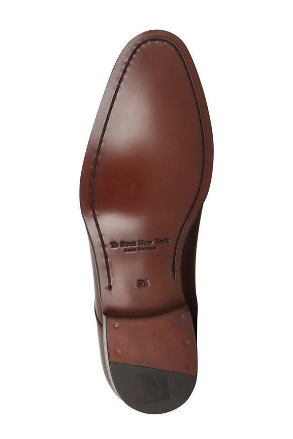 To Boot New York - Declan Cacao Leather Lace-Up Dress Shoe