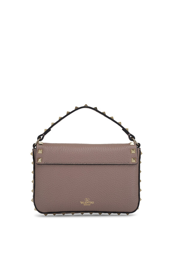 Valentino Garavani - Mini Rockstud Poudre Leather Shoulder Bag