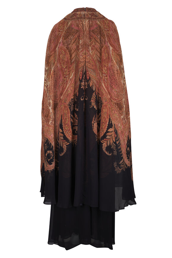 Zimmermann Hypnotic Black Paisley Print Maxi Dress - view 4
