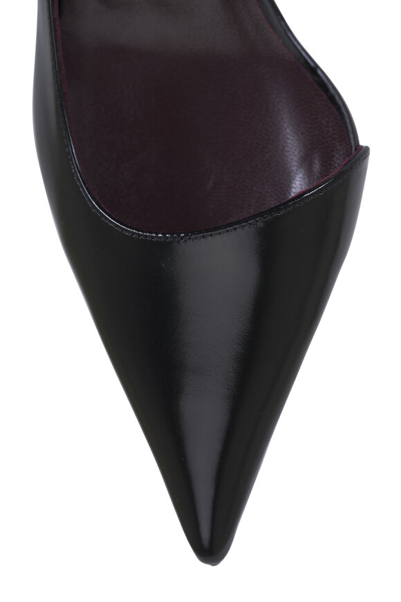 Khaite Jett D'Orsay Black Leather Pump, 45mm - view 5