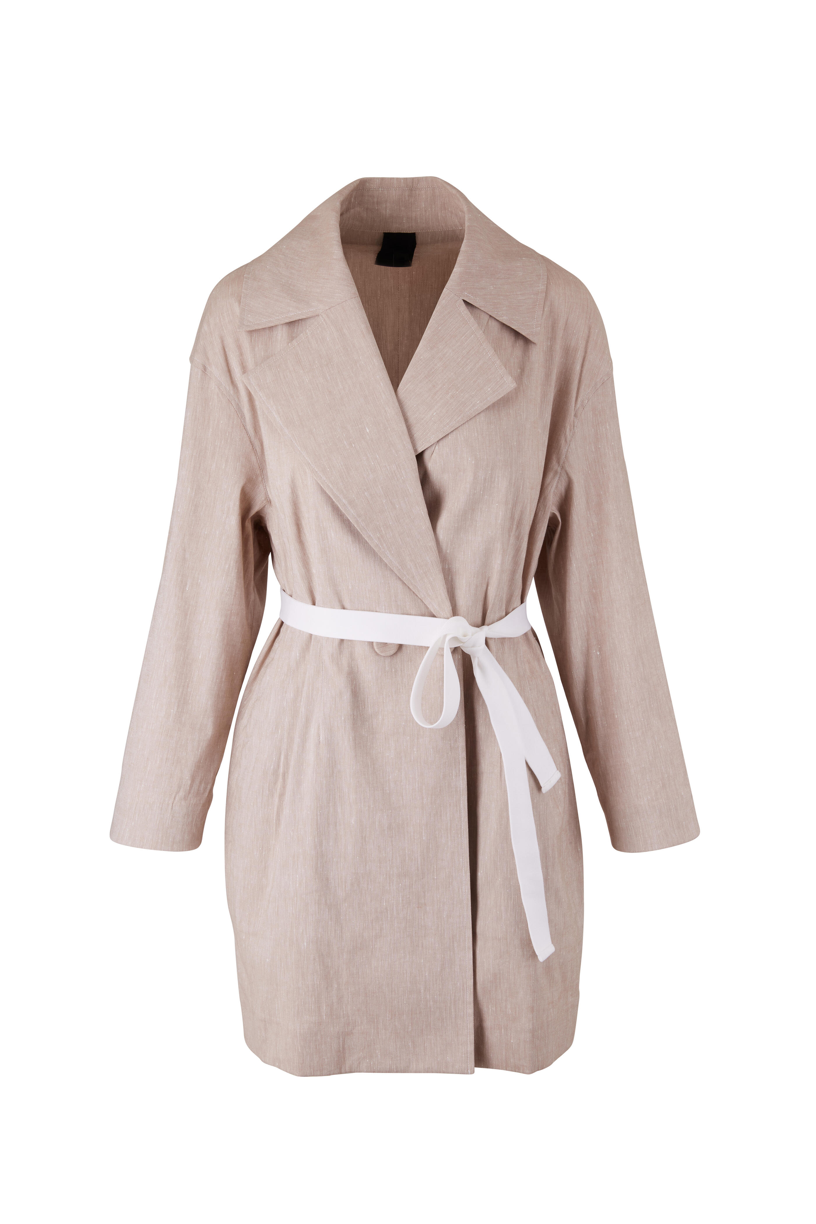 KZ_K Studio - Facets Beige Reversible Belted Coat