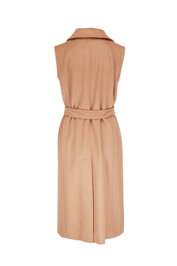 Max Mara - Zadar Camel Belted Vest