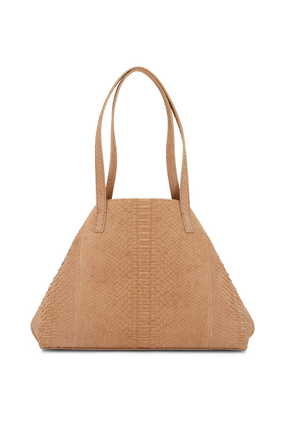 Akris - Ai Camel Leather Medium Shoulder Bag
