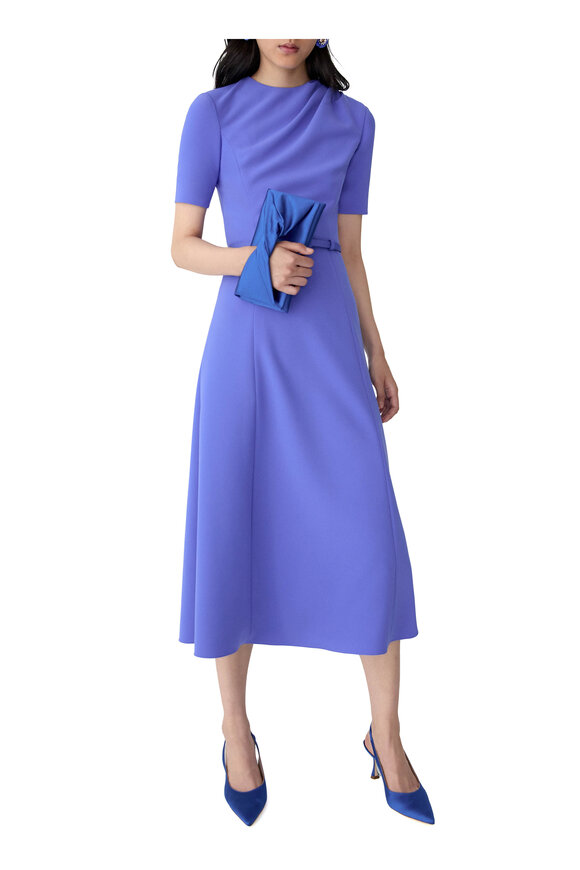 Carolina Herrera Bluebell Belted Midi Dress - view 4