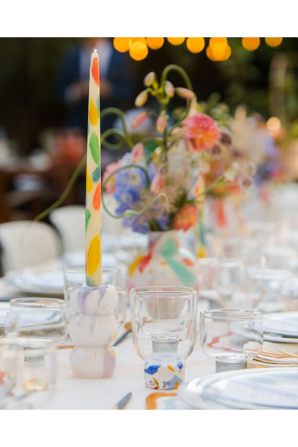 Misette Colorblock Confetti Glass Tumblers - view 2
