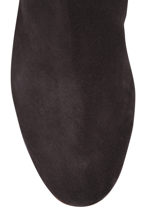 AGL Lorette Brown Suede Knee High Boot, 55mm - view 5