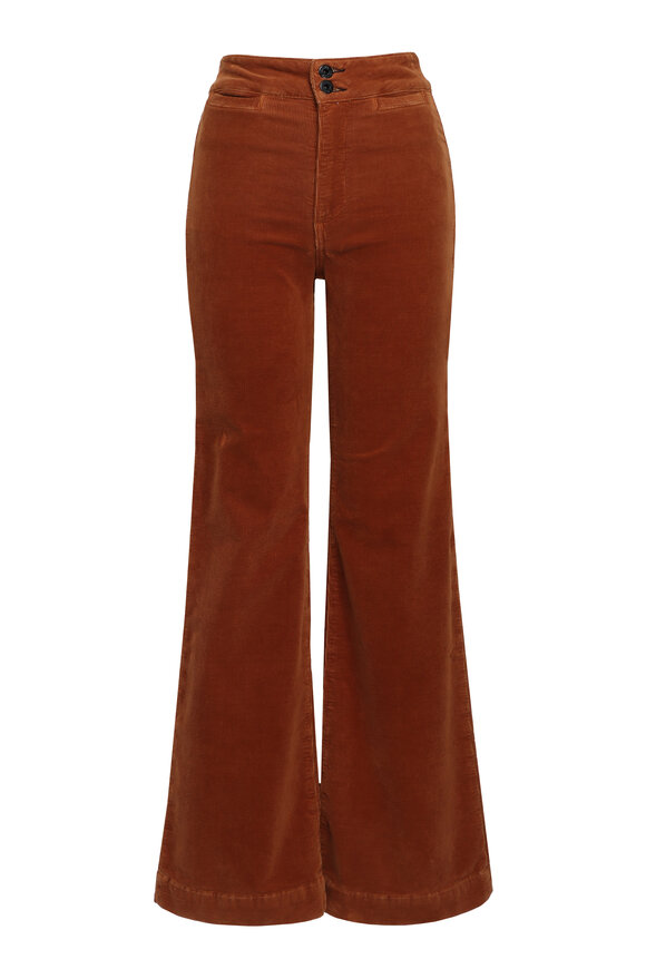 Askk Brighton Caramel Corduroy Wide Leg Jean