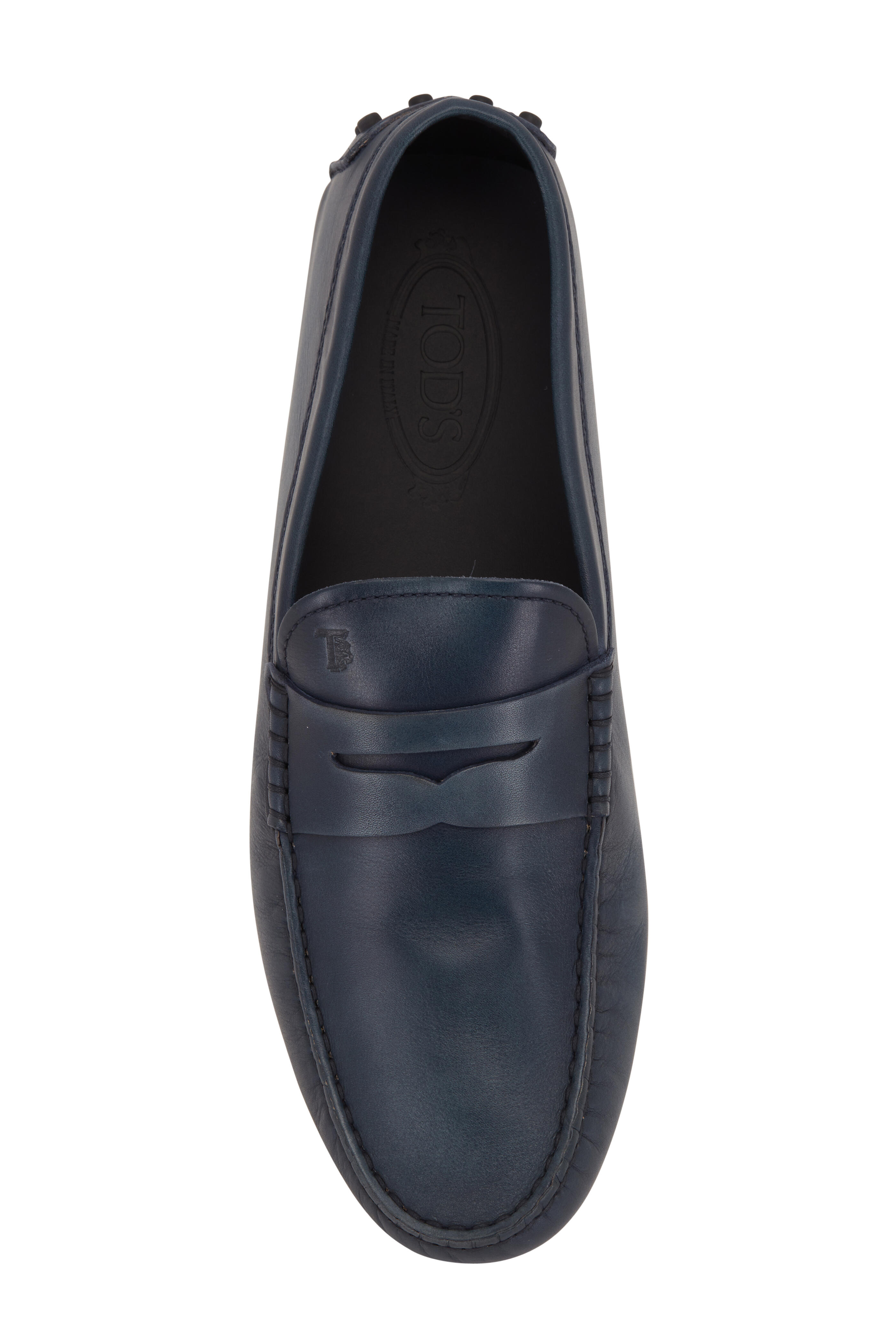 Tod's - Gommini Navy Blue Leather Driver