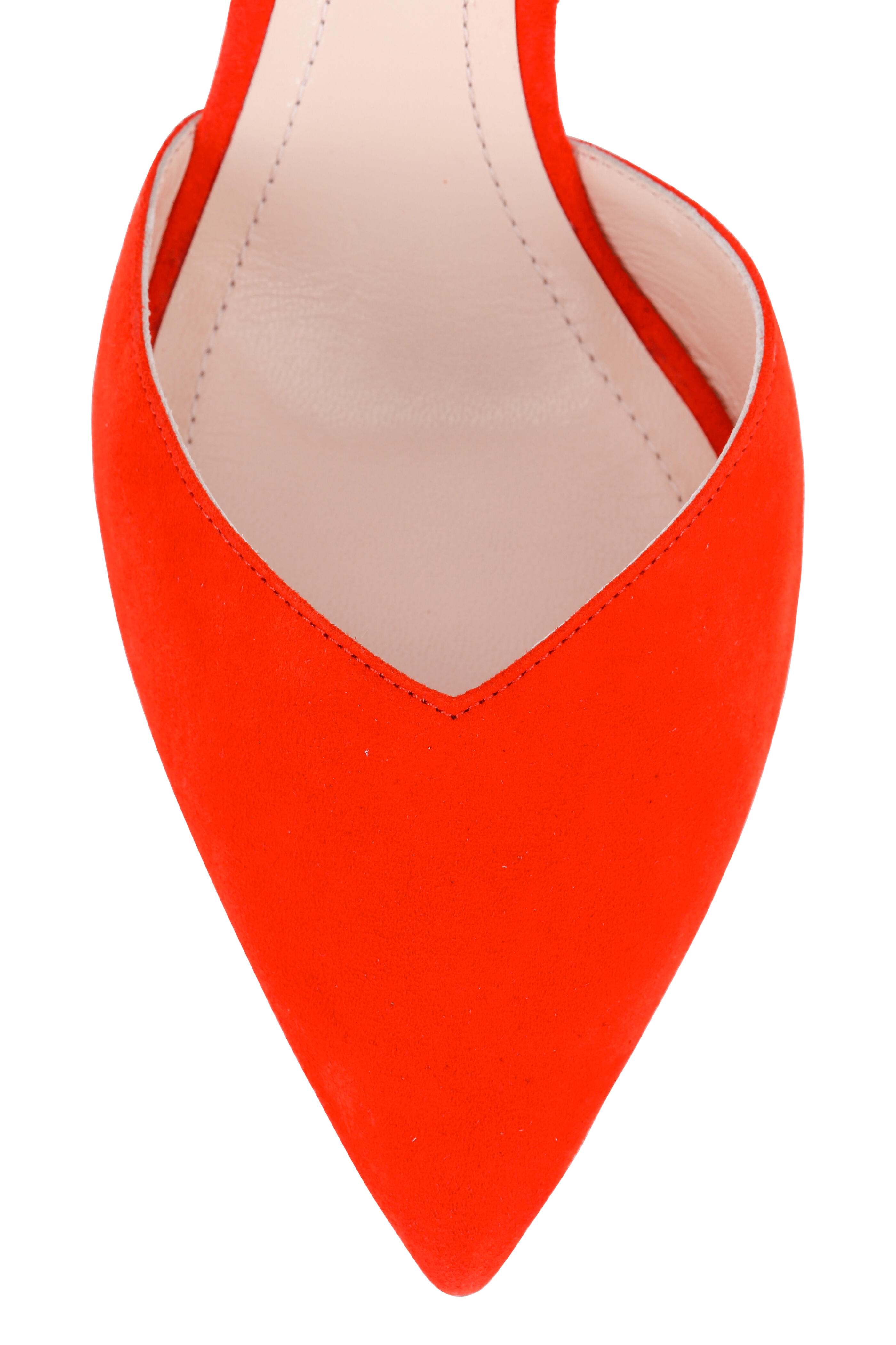 Nicholas Kirkwood - Penelope Red Suede Slingback, 85mm