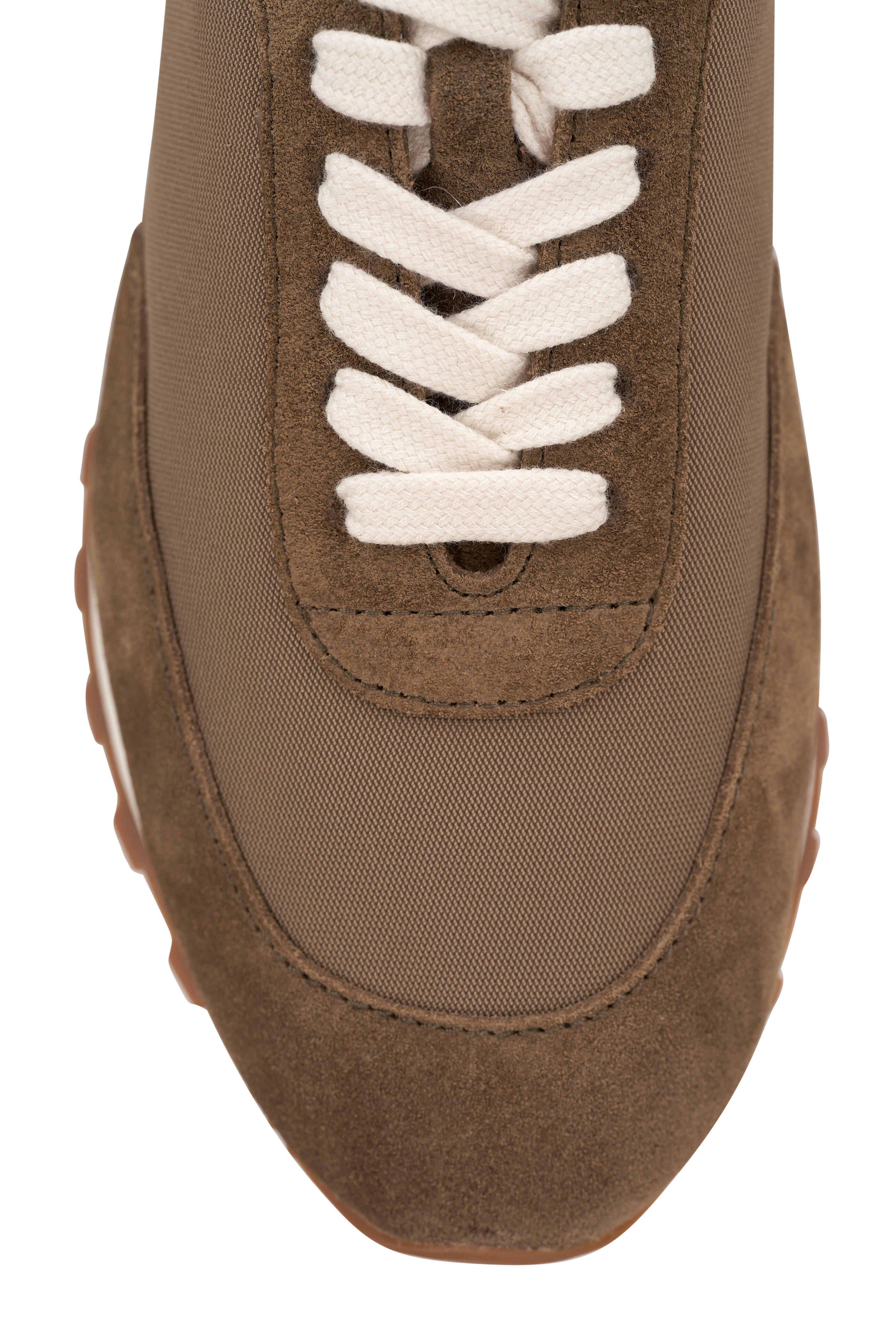 The Row - Owen Runner Gray Beige Suede & Nylon Sneaker