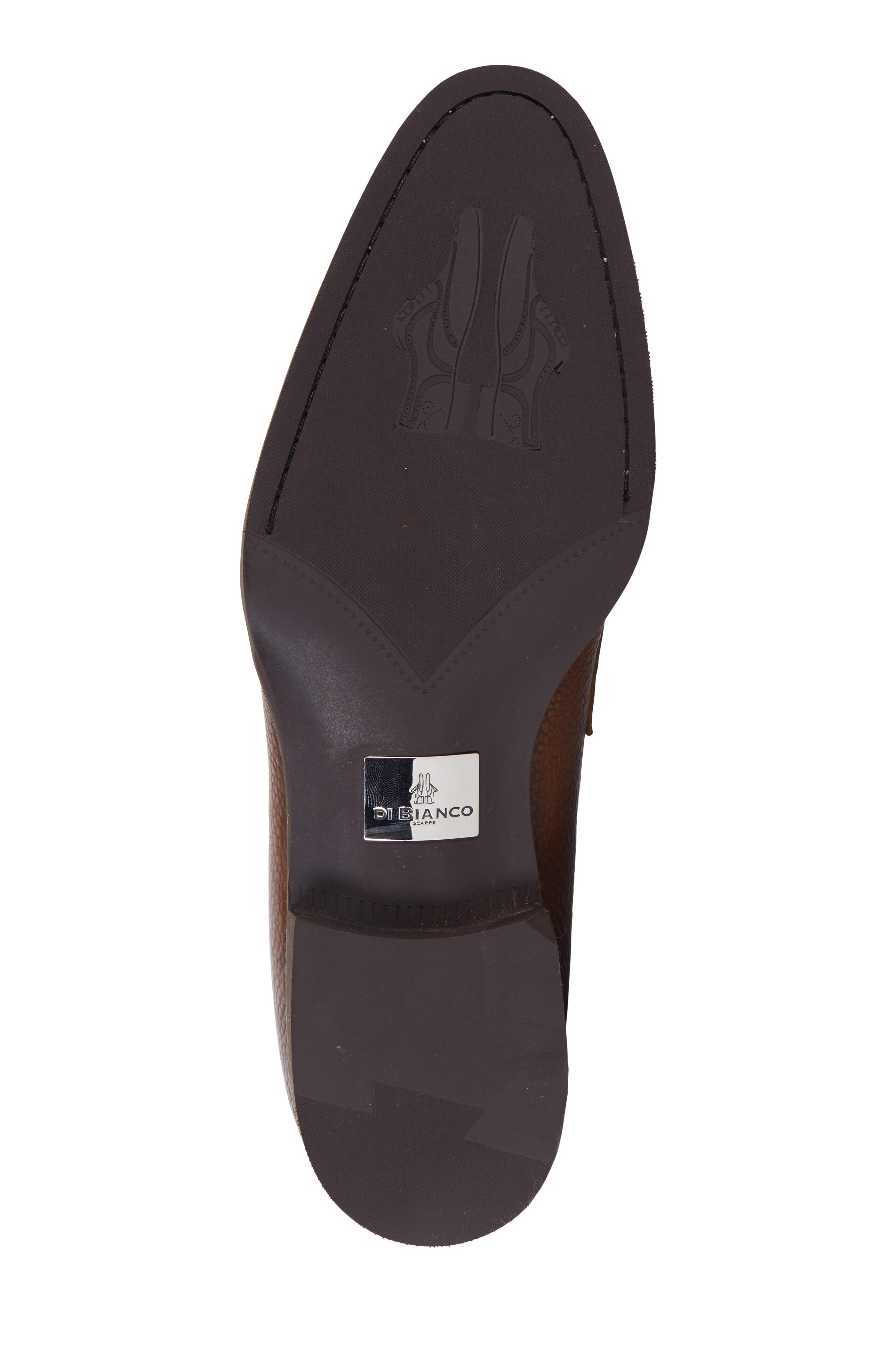 NEW SCARPE DI BIANCO men\'s brera penny loafer in reverse sombrero di Bianco  main image 4