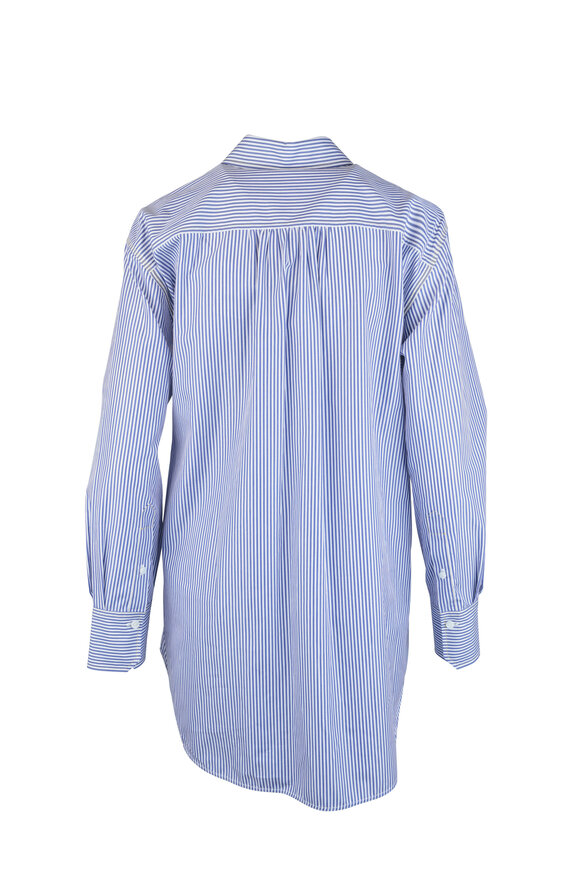 Chloé - Blue & White Striped Blouse 