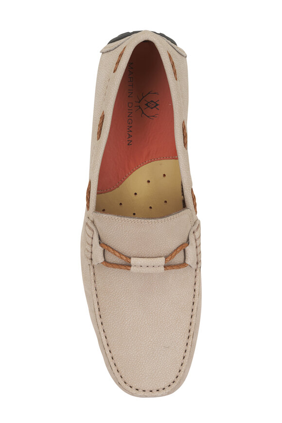 Martin Dingman Bermuda Braid Putty Leather Loafer - view 4