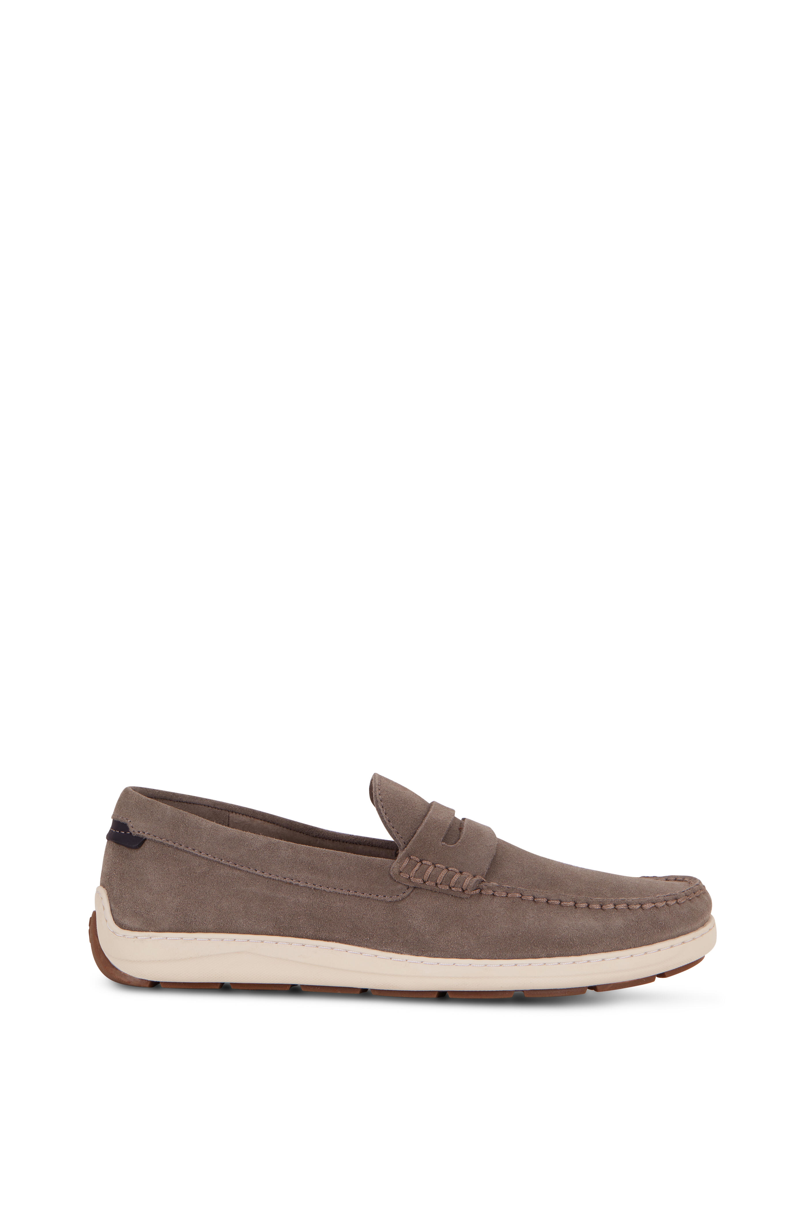 Trask - Sheldon Gray English Suede Penny Loafer